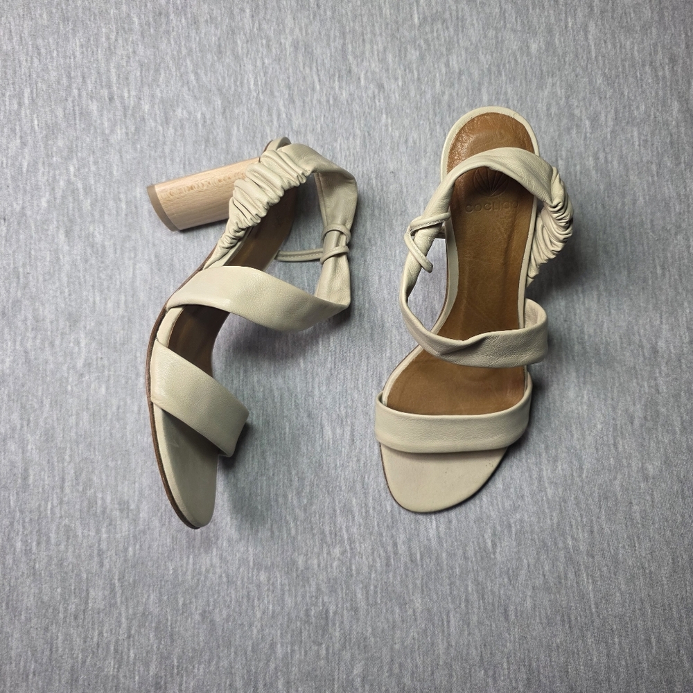 Coclico Gabby Insecto Elegant Cream Women's Heel Sandals